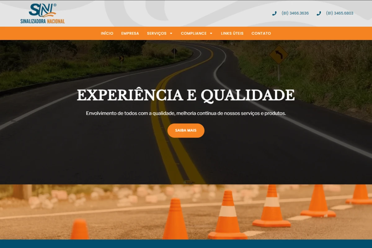 mockup site snacional